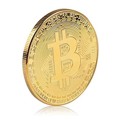 1 шт. Позолоченная монета Биткоин Коллекционное искусство Коллекция Подарок Физическая памятная