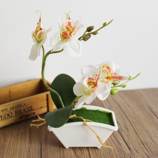 Durable Artificial Butterfly Orchid Vivid Vivid Color Realistic