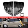 Для Honda Jazz Fit 2014- Автомобильная задняя решетка на окно Боковая шторка Накладка Наклейка Вентиляционное отверстие Ковш ABS Углеродное волокно Автоаксессуары
