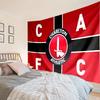 Charlton FC Crest Tapestry, Unique Design Tapestry, Wall Decor for Bedroom,Livingroom, Playroom,Heartwarming Fan Holiday Gifts