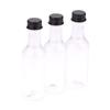 6 шт. 50 мл мини прозрачные ПЭТ многоразовые бутылки вина маленькие бутылки для вечеринок свадьбы бутылки для ликера с герметичной винтовой крышкой