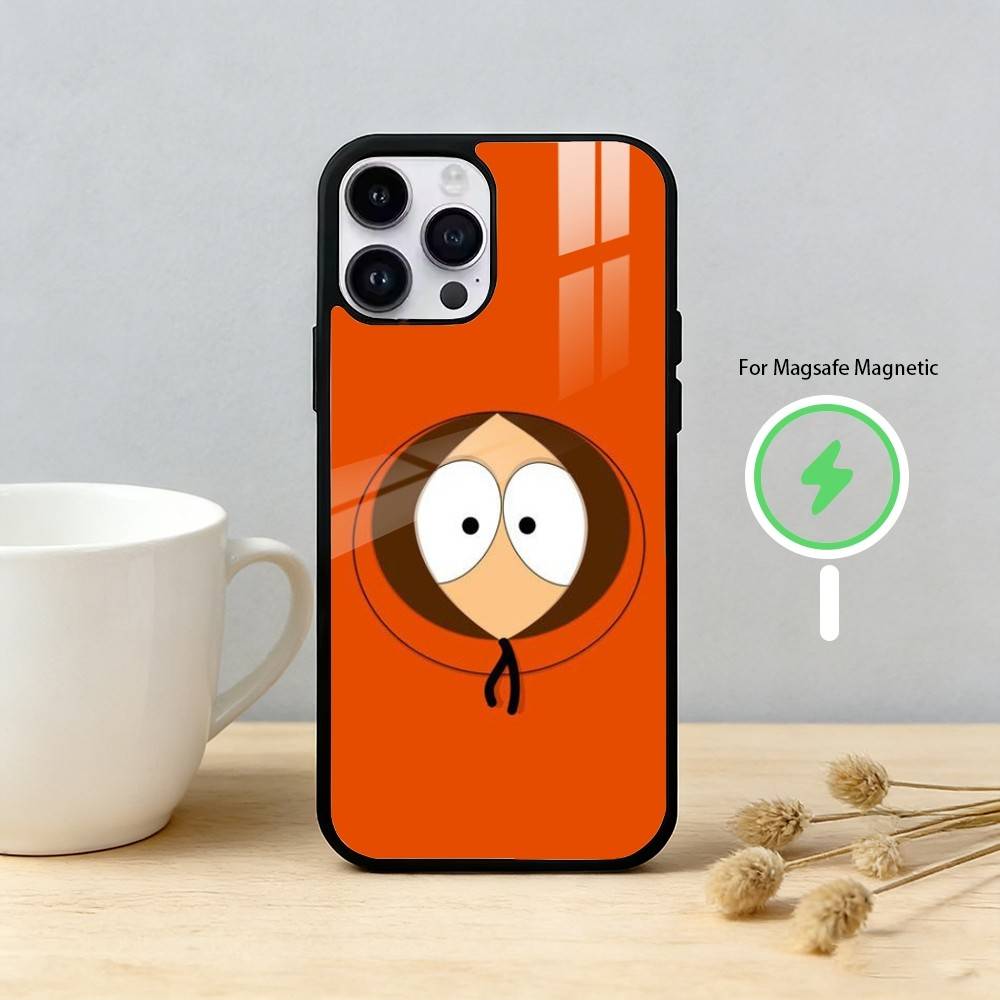 S-south park K-kenny Phone Case For iPhone 17/16/15/14/13/12/Plus/Pro/Max for Magnetic Wireless Charging