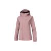 Solid Color Outdoor Casual Sports Zip-Up Hooded Long Sleeve Waterproof Jacket Women Jackets Pink AFDSC12-2