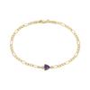 Bracelet Color Zircon Pendant Stainless Steel Fashion Personality Bracelet Electroplating 18K Color Retention