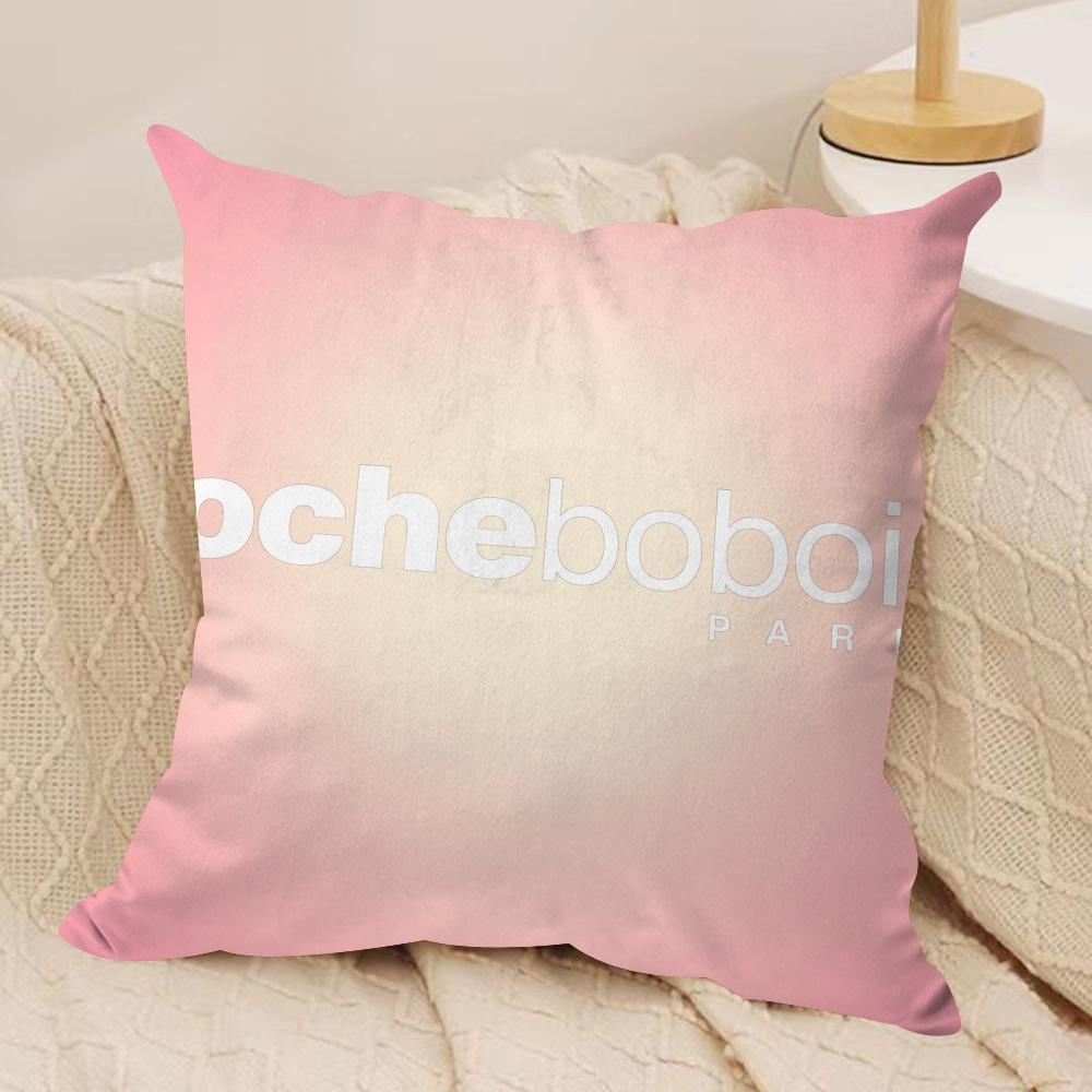 R-Roche Fashion B-Bobois Cushion Cover Soft Plush Fabric Double-Sided Printed Sofa Cushion Cover for All Seasons Home Decor Gift