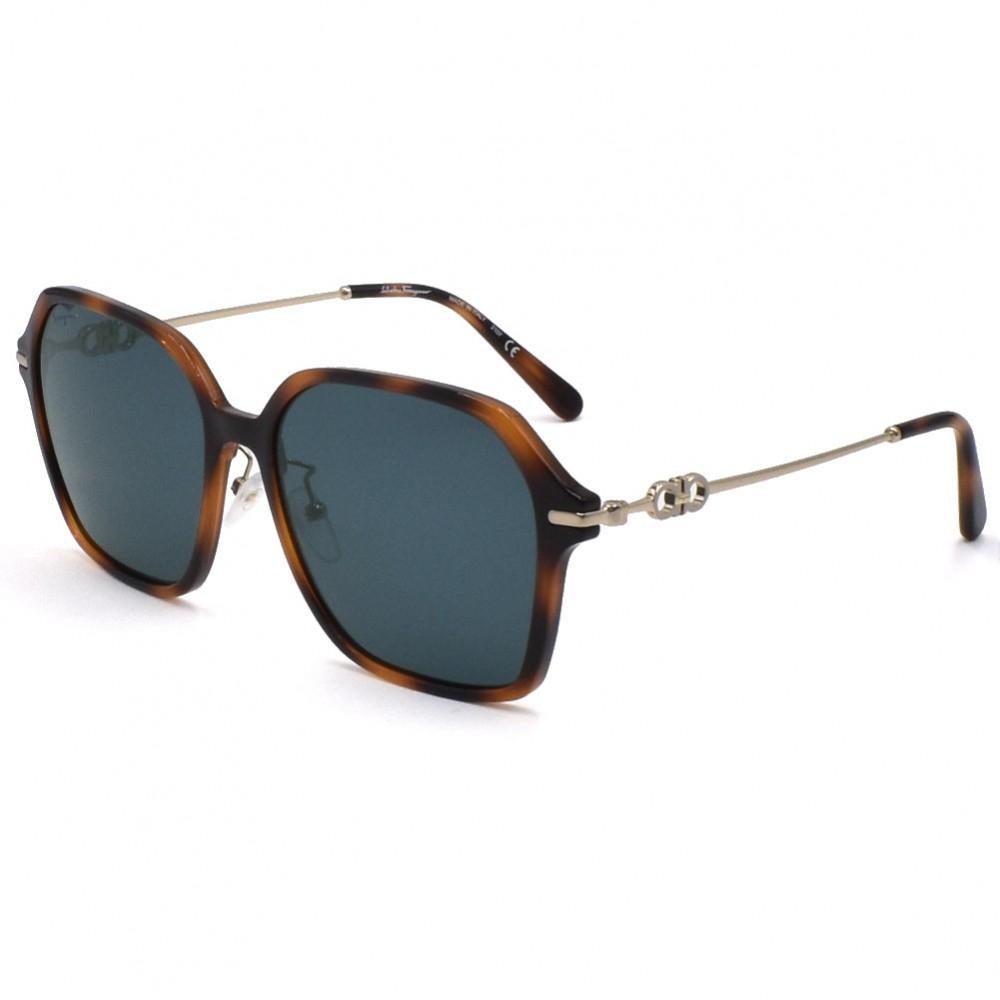 Salvatore Ferragamo Солнцезащитные очки женские черепаховые SF1034SA-214