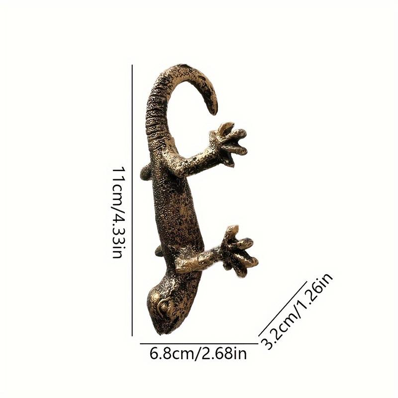 Садовый декоративный горшечный партнер, бронзовый цветочный горшок с гекконом, украшения, винтажный бронзовый цветочный горшок с гекконом, подвесной цветочный горшок Hugger