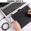 Запасной кабель для зарядки Sqrmueki для Wacom Intuos CTL480, CTL490, CTL690, CTH480, CTH490, CTH680, CTH690 и Wacom Bamboo CTL470, CTL