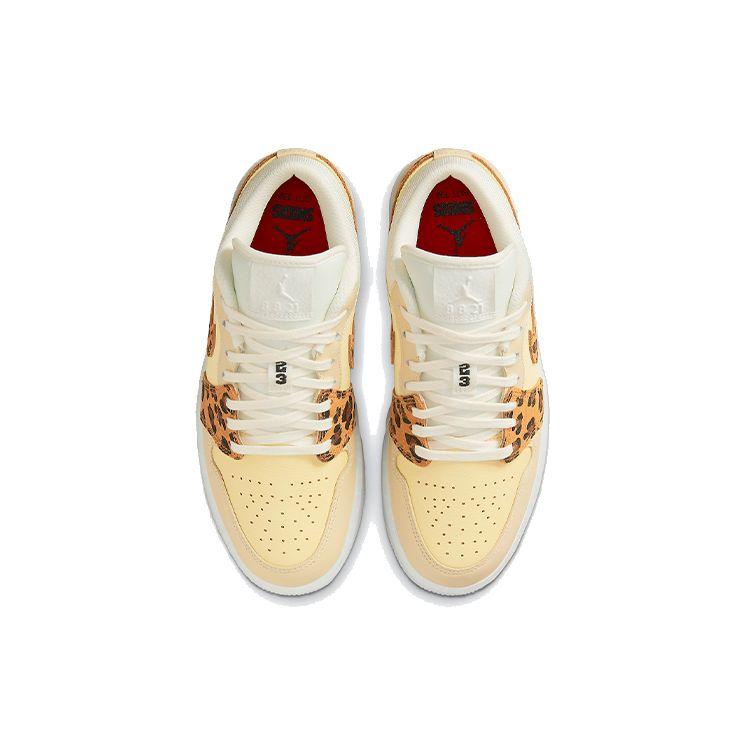 Женские кроссовки Air Jordan 1 Low SNKRS Day Yellow Lemon-Drop Wheat DN6998-700