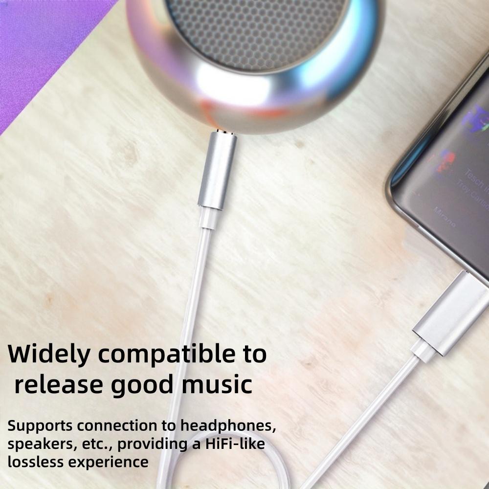 Вспомогательный кабель USB Type C на Jack 1,1 мм, адаптер DAC для автомобильной магнитолы, гарнитуры, динамика для Huawei Samsung Xiaomi Vivo OPPO