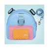 (M, Blue) New Pet Backpack Cartoon Dog Schoolbag Outdoor Travel Dog Small Schoolbag Pet Supplies