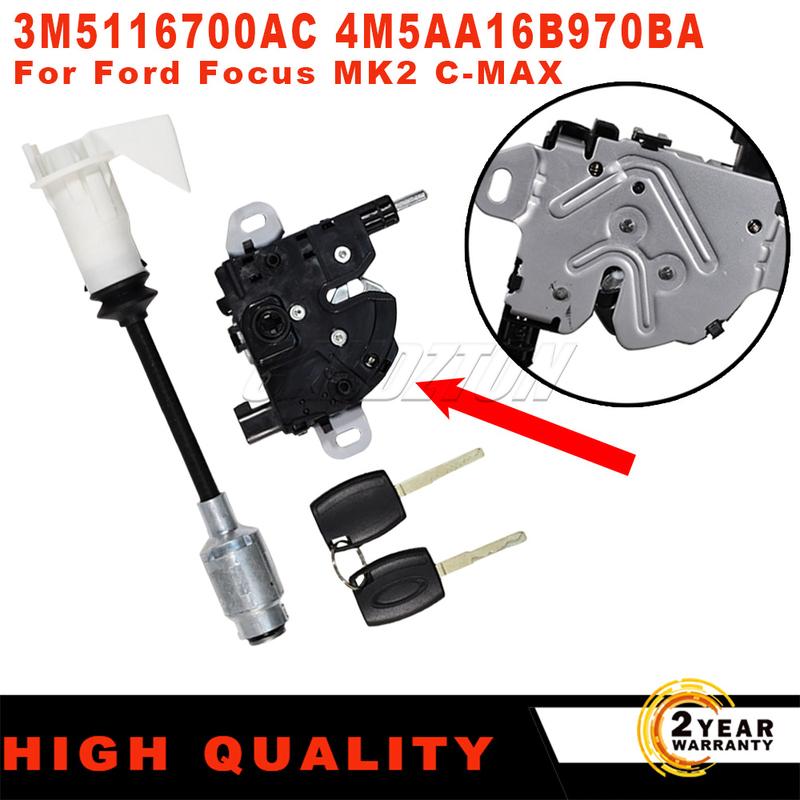 For Ford Focus MK2 C-MAX New Bonnet Release Hood Lock Catch Repair Kit 3M5116700AC 4M5AA16B970BA 4895285 1343577 Car Accessories