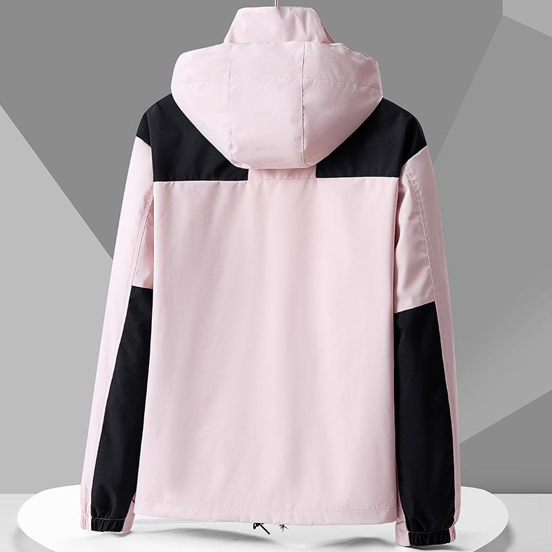 Outdoor Couple Jacket Men's and Women's Color Matching Jacket Outdoor Mountaineering Jacket