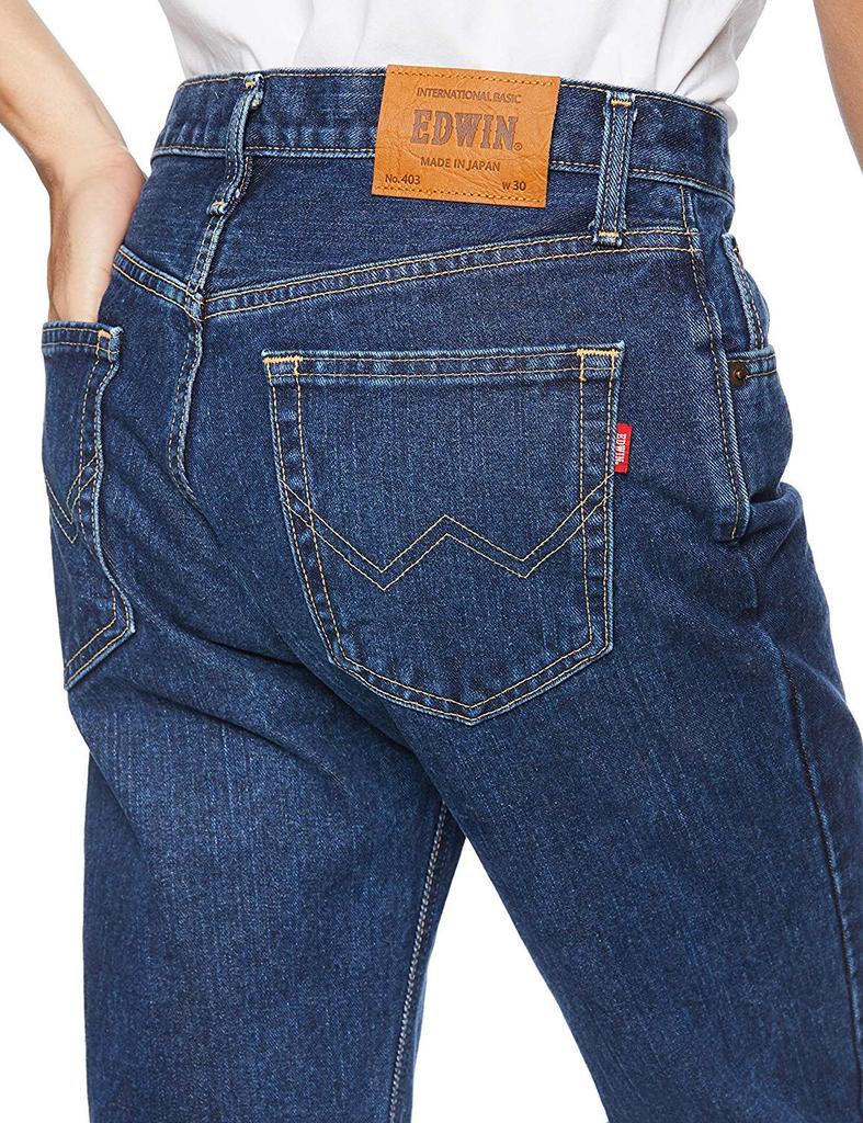 Edwin Jeans E403 Прямые джинсы из денима Сделано в Японии Мужские Средне-голубые 2, 30 дюймов