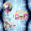 10Pcs 22Inch 4D Rainbow Roller Skate Balloon Boom Box Balloon Disco Foil Balloons 80 90s Retro Themed Birthday Party Decoration