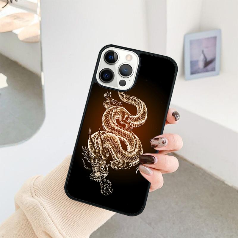 Легендарный Китайский Дракон Чехол для Телефона Для iPhone 17 Air 16 15 14 11 12 13 Pro MAX Plus coque Обложка Корпус