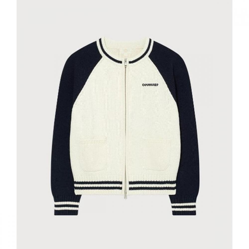 Covernot женский S varSity молния вязаный кардиган B1 Co2501kt73 Na