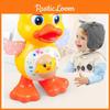Singing Dancing Cartoon Duckling Electric Light Music Kids Toys Christmas Gifts