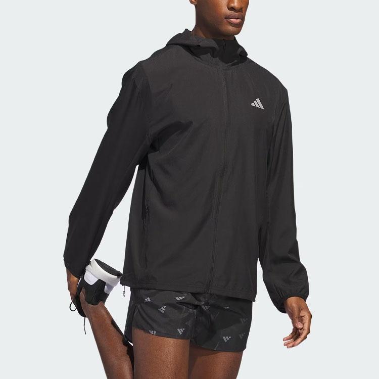 Adidas Run It Jacket Jackets & Coats Men's Black IL7230