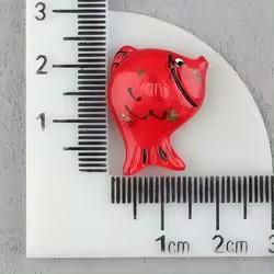 Cute Cartoon Jelly Color DIY Resin Slime Charms Artificial Sea Animal Flat Back Accessories for Souvenirs
