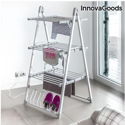Складная электрическая сушилка для белья Compak InnovaGoods 300 Вт Серая (30 Палочек)-- V0100467