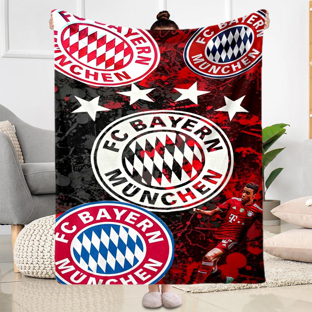 Bayern Munich Blanket Soft Warm Cozy Suitable for Seaside Couch Livingroom for All Seasons Modern Best Holiday Gift for Friends Family