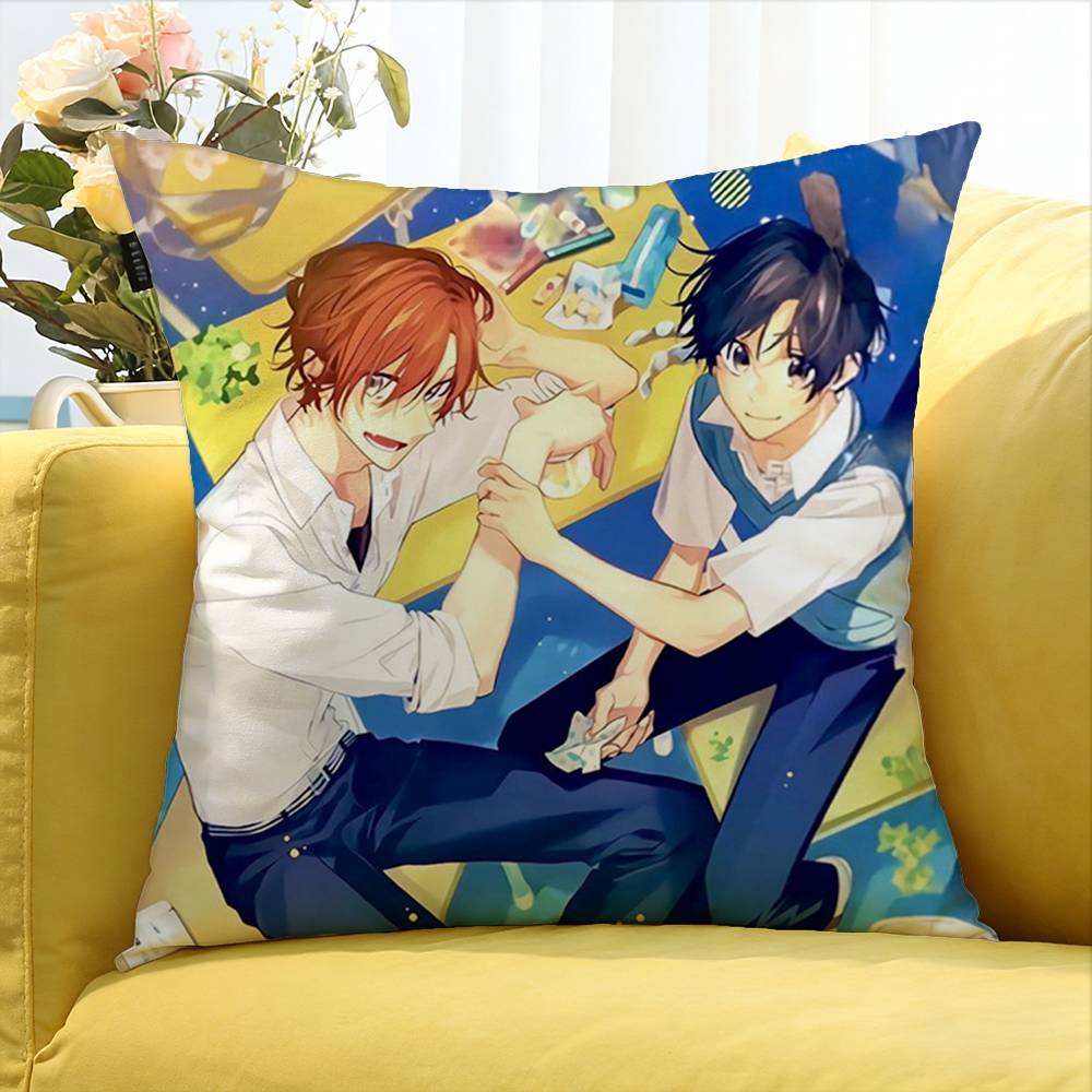 Sasaki to Miyano BL World Various Sizes Square Pillow Case For Car Home Bedchamber Decor