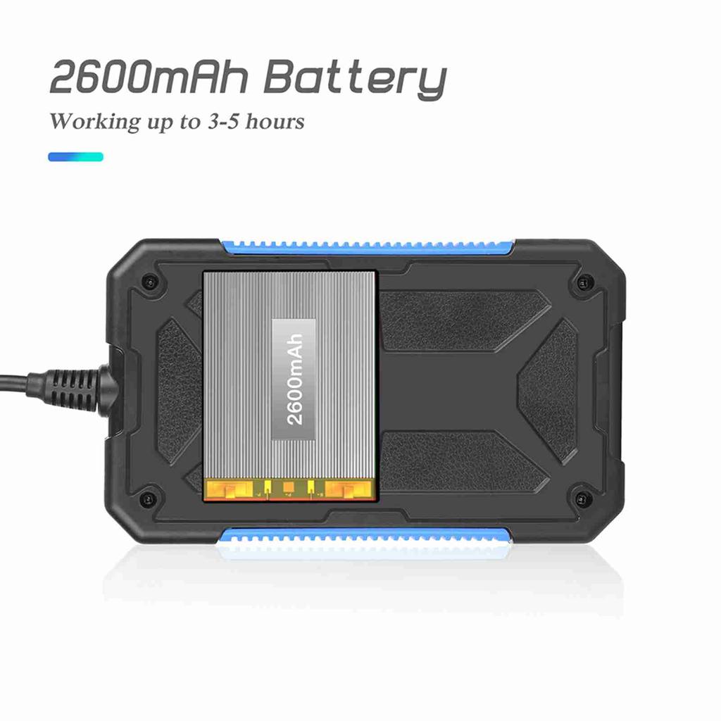 P40 Portable Handheld Industrial Endoscope Borescope Inspection Camera IP67 Waterproof 5.5mm Lens Built In 6pcs