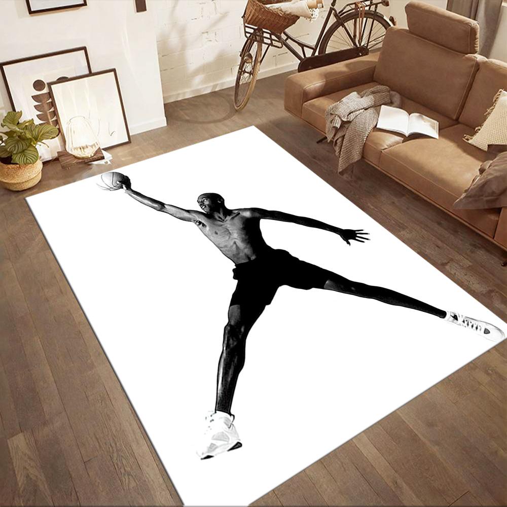 Air Jordan 23 Legacy Square rugs are a great choice for living rooms, bedrooms, home décor, and as gifts.