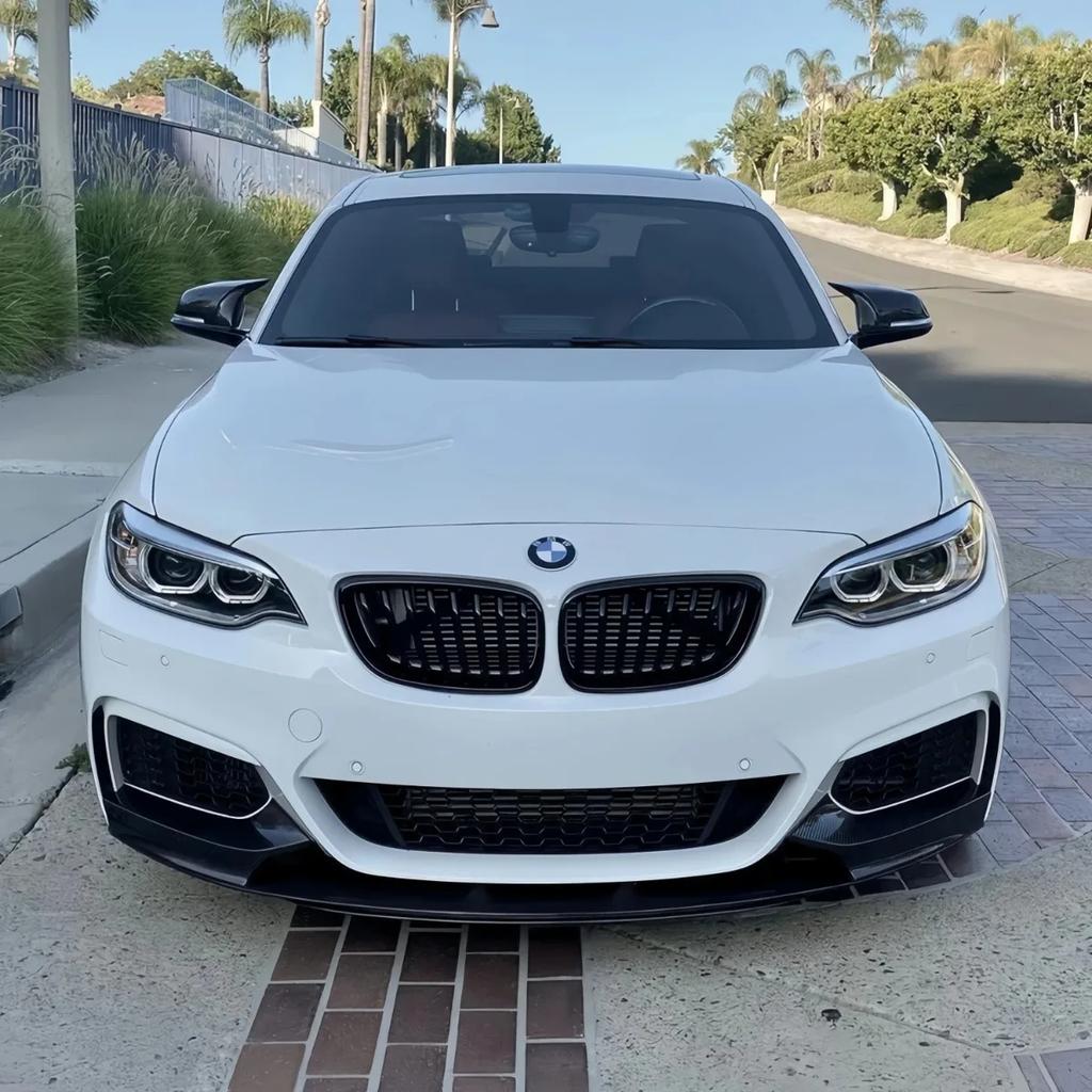 Front Bumper Lip Splitter For BMW 2 Series F22 F23 M235i M240i 220i 228i 230i M-Sport 2014-2021 Front Spoiler Body Kits