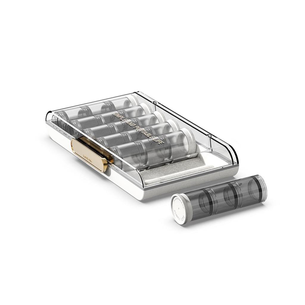 Органайзер для таблеток для путешествий: Портативная коробка-напоминание о приеме лекарств на три приема пищи с отделениями для утра, дня и вечера