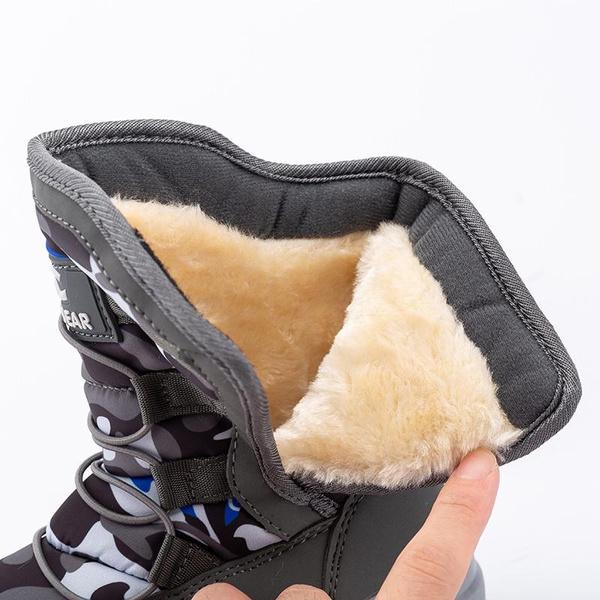 Winter Kids Snow Boots Children Outdoor Shoes Girls Boys Winter Warm Boots Waterproof Size