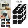Kitchen Chalkboard Spice Bottle Tags Labels Stickers Blackboard Label Round Chalkboard Labels