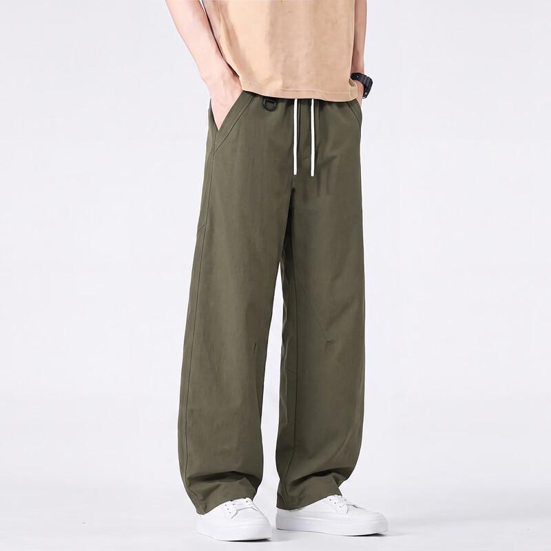 JEEP Men's Relaxed Straight Leg Wide-Leg Casual Pants