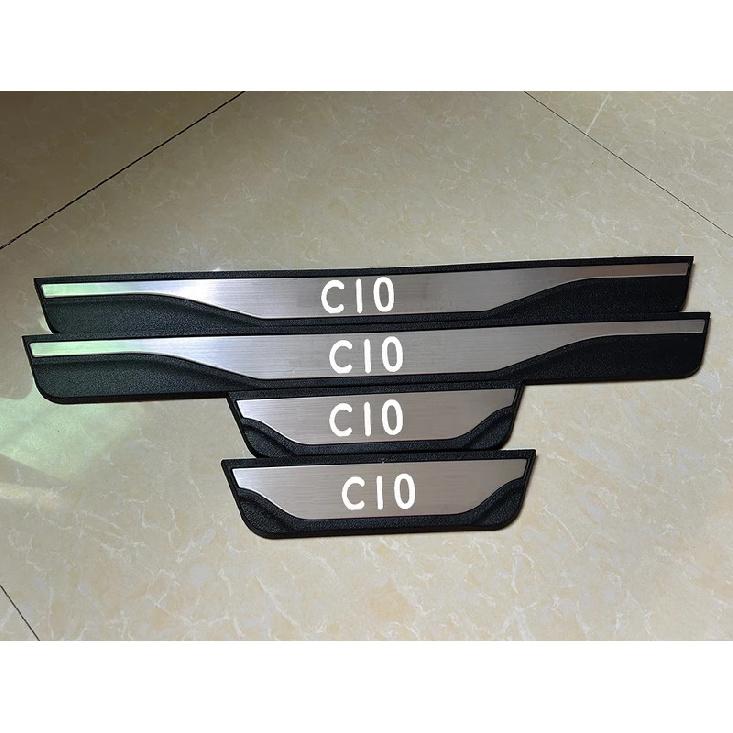 Для LEAPMOTOR C10 2026 2025 2024 Защитная накладка на порог автомобиля Накладка на порог Отделка порога Накладка на педаль Модификация Рестайлинг Аксессуар для автомобиля