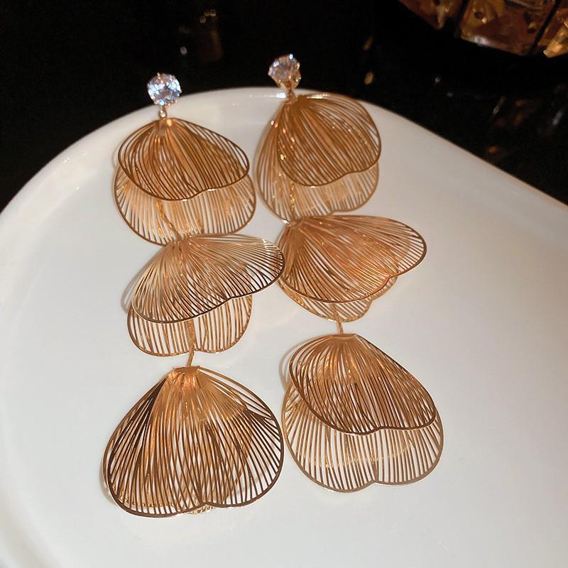 Винтажные серьги-кисточки в виде круглых цветов из серебряной иглы - Ретро металлические гвоздики для женщин