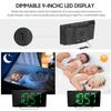 Digital Alarm Clock Radio with Dual Alarm Dimmer 9-inch LED Display FM Radio Sleep Timer Adjustable