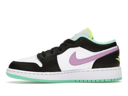 Jordan 1 Низкий Белый Фиолетовый Шок - 553560-151