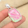 Розовый австралийский тройной опал, драгоценный камень, стерлинговое серебро 925 пробы, дизайнерский ювелирный кулон для подарков