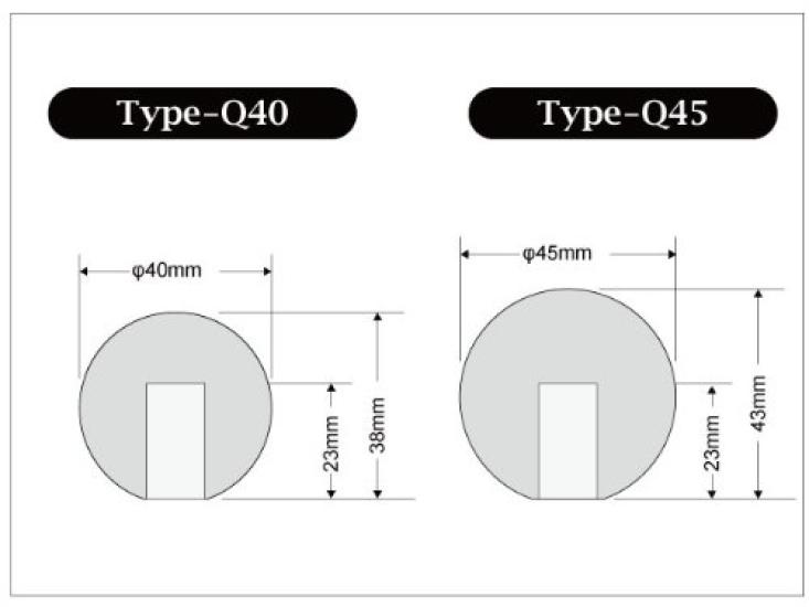 Beatrush Shift Knob for Manual Vehicles X Duracon® Type-Q (M10 1.50P, Black, 45mm)