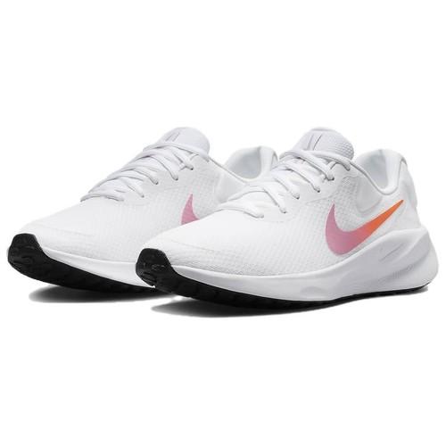 Nike Revolution 7 Белый Гипер Малиновый Ж - FB2208-104