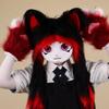Kig plush animal head wearable headgear Furui Lolita cos cute fursuit Furui fursuit