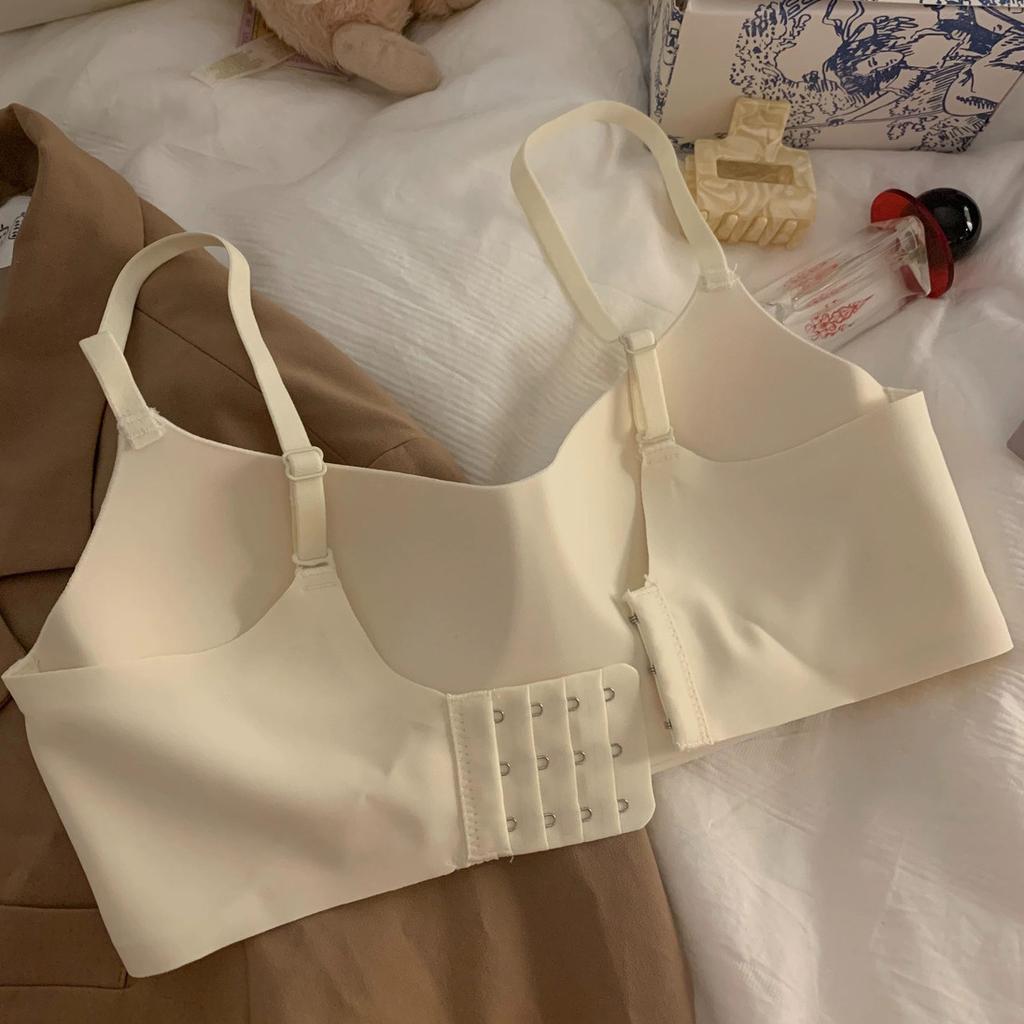 Женские бюстгальтеры без бретелей, цельное нижнее белье, бюстгальтеры Push Up с открытой спиной для женщин, простое нижнее белье с подушечками, бюстгальтер
