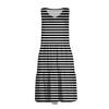 Women's Summer Fashion Casual V-Neck Pleated Patchwork Sleeveless Print Vest Dresses