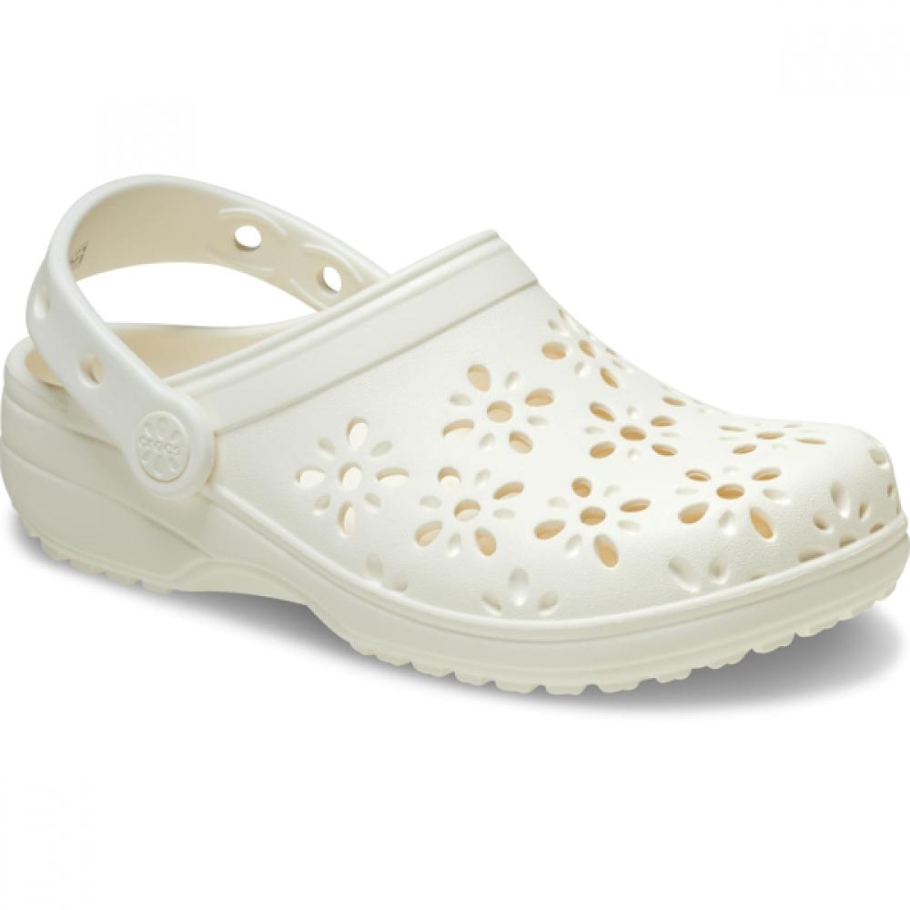 Crocs Классические цветочные вырезанные сабо детские мелки 210943 0wv