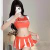 World Cup Themed Sex Uniform Suit Sexy Cosplay Short Skirt Soccer Babe Cheerleading Suit Skirt Women