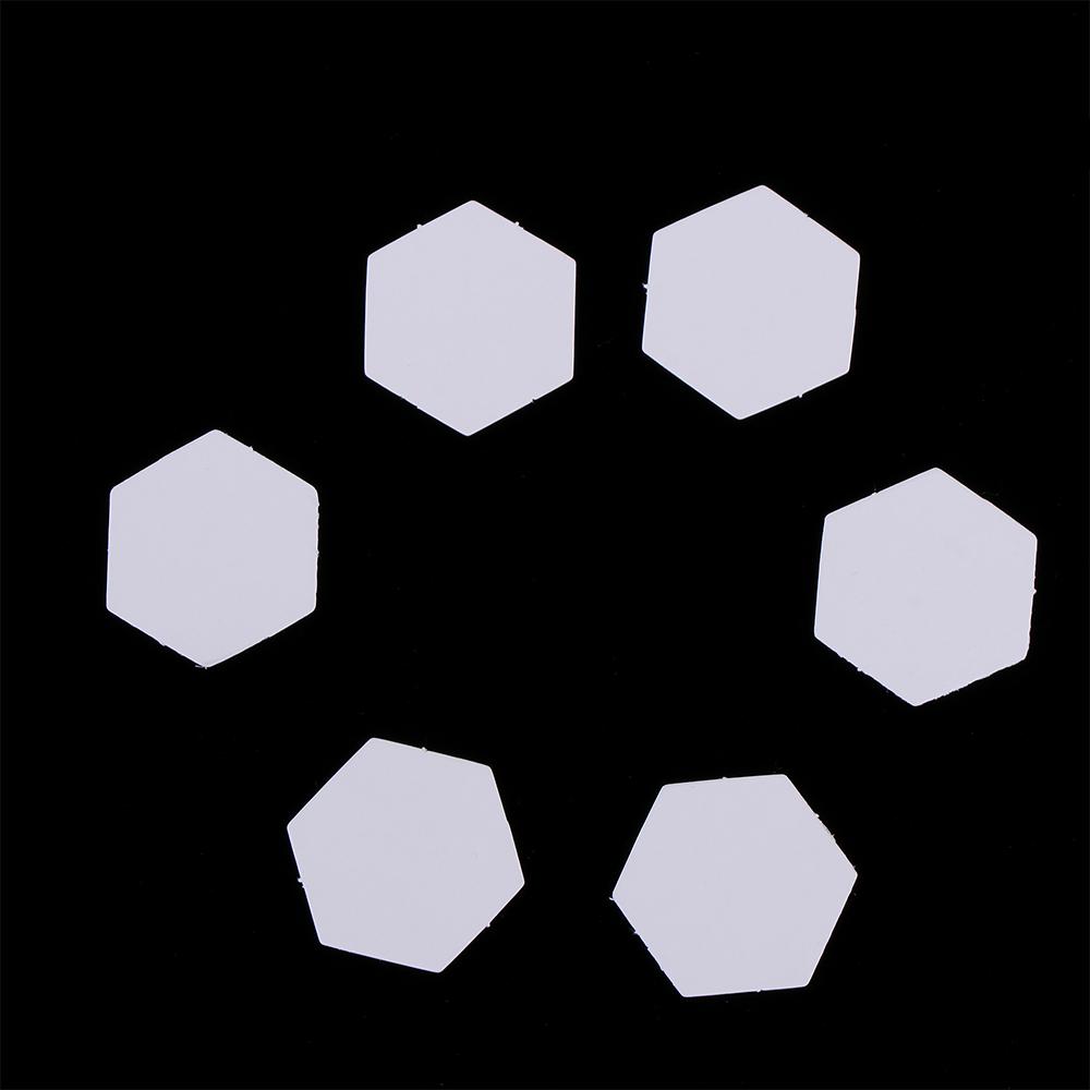 100PCS Sewing Accessories DIY Handmade Hexagon Templates Garment Fabric Quilting Patchwork Paper