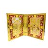 Gold Plated Catholic Orthodox Bible Cover with Enamel Icons for Church Liturgy Home Altar Prayer Devotion Christian Gift Decor