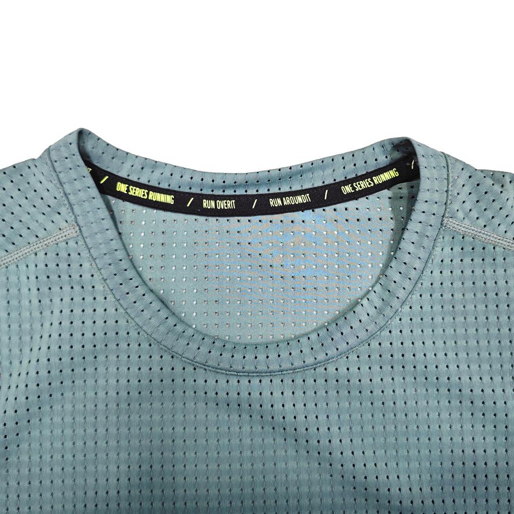 Мужская спортивная футболка из ледяного шелка с быстрой сушкой - Дышащая, Влагоотводящая, С коротким рукавом, С круглым вырезом.