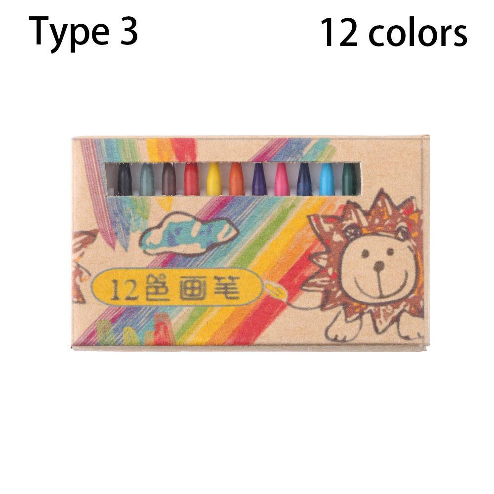 Scene Model Doll Colorful Crayon Dollhouse Decoration Miniature Color Pencil Dolls Accessories